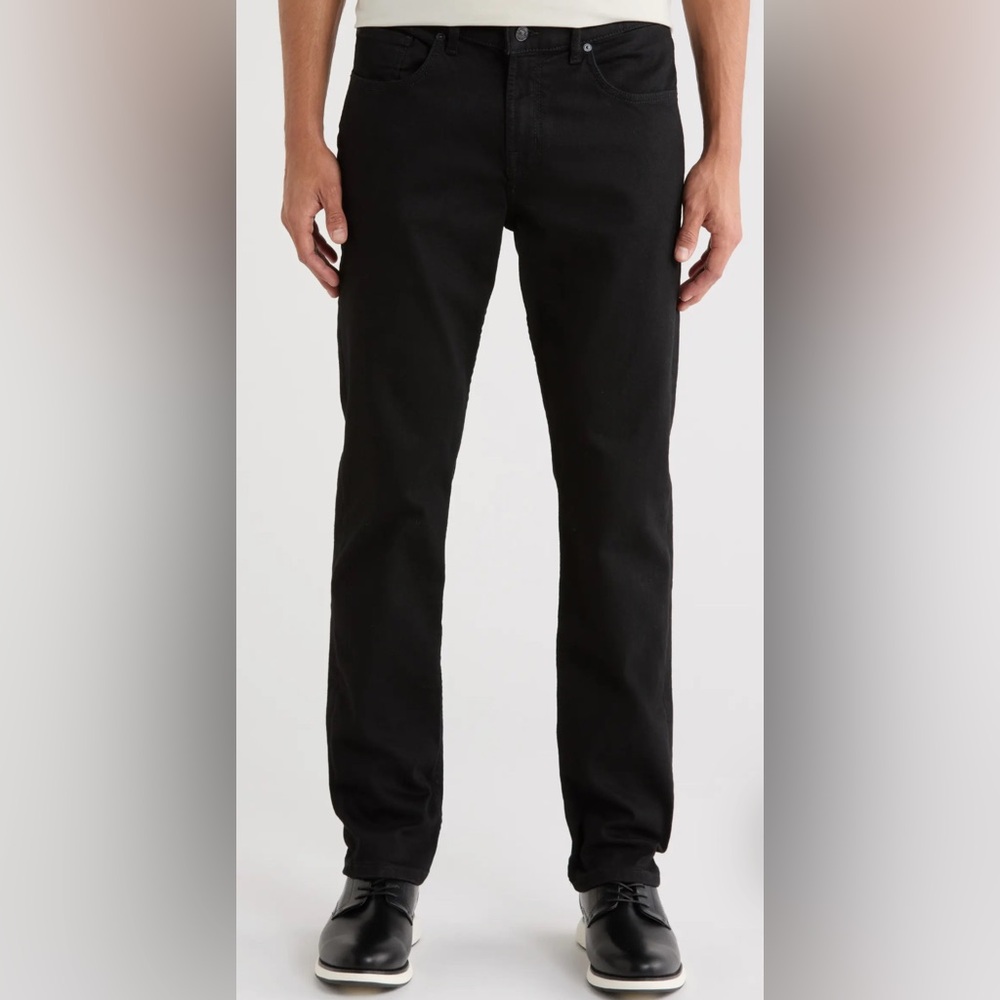 7 For All Mankind Paxtyn Black Skinny Jeans